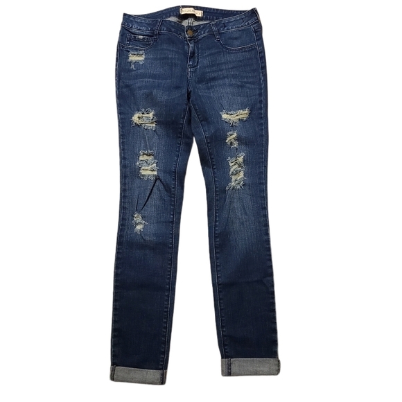 Bull Head Black  dark blue denim legging skinny leg - Picture 1 of 15